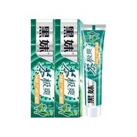 黑妹龙井茶牙膏茶极爽清新口气薄荷护龈牙膏家庭实惠装