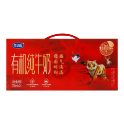 完达山 3.6g乳蛋白 有机纯牛奶  盒装 200ml 24盒