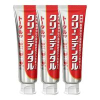 TRANSINO 第一三共牙膏Clean Dental牙周卫士口腔护理小红管牙膏100g*3