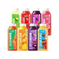 WEICHUAN味全 每日C果汁300ml 100%橙汁葡萄好喝椰汁莓莓桃桃杨梅汁6瓶 混合装8瓶(口味可备注)