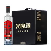光良 纯粮食 浓香型白酒  (500ml)*6瓶 42%Vol. 包装