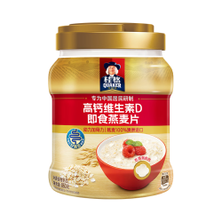 桂格 维生素D即食高钙燕麦片 860g 1罐