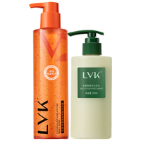  LVK 控油蓬松 祛痘沐浴露套装  500ml+390ml