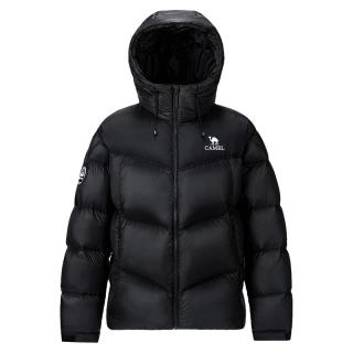今日必买：骆驼 火山PRO 700+蓬松 鹅绒 羽绒服加厚连帽外套M35CR07101 男女同款