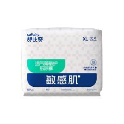 舒比奇 透气薄氧护系列 纸尿裤 XL32片
