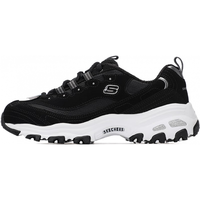 斯凯奇（Skechers）女鞋22春夏熊猫鞋跑步鞋厚底增高老爹鞋休闲鞋透气运动鞋子女 黑色/白色/后跟银色点缀//店长 38