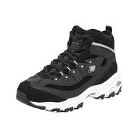 斯凯奇（Skechers）奶糕鞋加绒摇粒绒厚底增高单鞋167570 黑色/白色/BKW 36