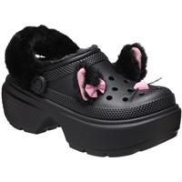 Crocs暖棉洞洞鞋卡骆驰雪屋公仔暖棉毛毛鞋厚底鞋|210690