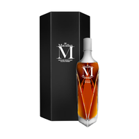 麦卡伦 MACALLAN单一麦芽威士忌10年17年 25年 30年深棕和谐红标黑钻木盒老版1824 麦卡伦 MACALLAN大M