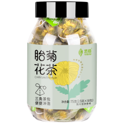 艺佰 菊花茶 胎菊菊花茶袋泡茶 便携三角茶包 便捷冲泡30包