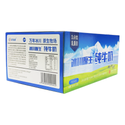 金绿成 高钙 纯牛奶  包装 20袋 200g