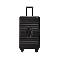 美旅方糖箱密码箱婚嫁箱28寸大容量TRUNK行李箱女拉杆箱旅行箱ND3 经典黑 28英寸（托运，高颜值大容量Trunk箱）