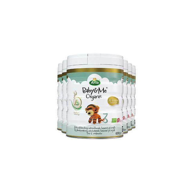 Arla 宝贝与我Arla 有机A2白金版 幼儿奶粉 3段(12-36月)600g*6罐 有机A2白金3段