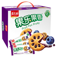 嘉士利果酱夹心饼干果乐果香680g整箱端午礼盒早餐饼干手提礼盒 散称混搭 730g (约40包)