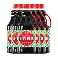  厨邦 黄豆酿造 生抽酱油  1.95kg*6 瓶装