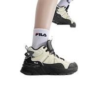 FILA 斐乐 女鞋满天星复古运动鞋2023冬时尚休闲鞋老爹鞋 神秘灰/猎户座蓝色-FO 35.5