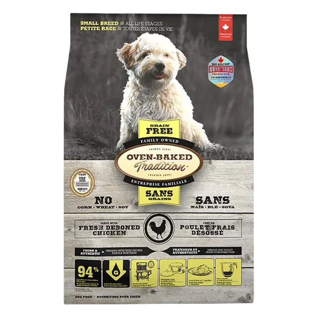 oven-baked 欧恩焙 无谷系列 鸡肉小型犬全阶段低温烘焙狗粮