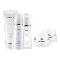 CHANDO 自然堂 套装雪润皙白5件套(洗面奶110g+爽肤水90ml+乳液90ml+面霜15g*2)