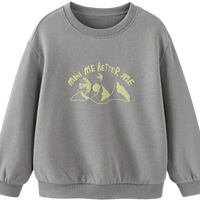 Mini Bala 【亲子加绒卫衣】迷你巴拉巴拉儿童印花圆领卫衣冬