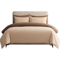 恒源祥全棉磨毛四件套1.8/2米床上用品床单被套220x240秋冬套件