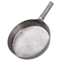 纯钛平底煎锅章丘钛锅铁锅手工无涂层不粘锅家用不生锈