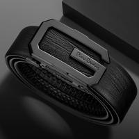 皮尔·卡丹 男士皮带商务头层牛皮腰带自动扣裤带礼物送男友老公