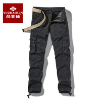 俞兆林 亚马逊跨境工装裤男户外休闲长裤大码直筒