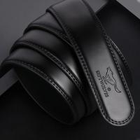 七匹狼 任意搭男士皮带不带头带身无扣头牛二层皮品牌裤腰带