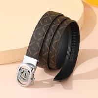 金利来 女士皮带女士腰带个性印花时尚女裤带