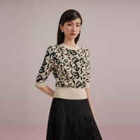 莱茵福莱尔 LIME FLARE 朗姿集团商场同款秋季女式针织衫