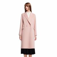 莱茵福莱尔 LIME FLARE 朗姿集团双面呢大衣两粒扣毛呢外套