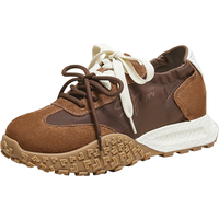 百思图 【内增高】2025秋冬德训鞋时尚潮流复古街头女运动休闲鞋