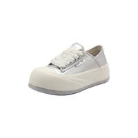 百丽女鞋子秋季两穿运动鞋大头厚底休闲板鞋女款