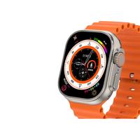 天禾元创 监测 智能手表 硅胶表带 钛金属色 橙色 49mm