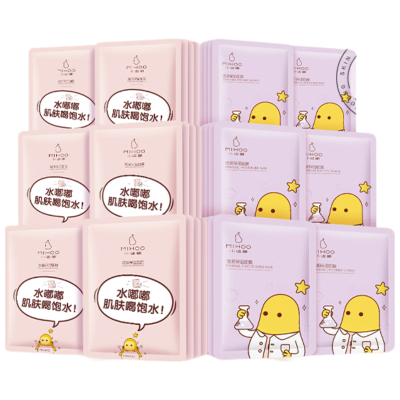  MIHOO/小迷糊 透润补水保湿 面膜  30片
