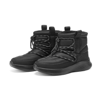 斯凯奇 【加绒保暖】男中大童|冬男童鞋靴雪地靴轻质柔软抽绳高帮