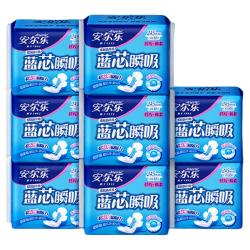 安尔乐 卫生巾棉柔日用透气姨妈巾女组合装30片