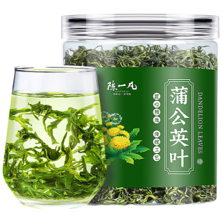 陈一凡 蒲公英茶 精选长白山蒲公英叶炒制婆婆丁可搭金银花煮水罐装60克