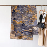 映棠 围巾女款加厚敦煌系列保暖