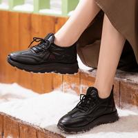 老爷车 25秋冬新款女棉鞋保暖中老年妈妈鞋舒适厚底