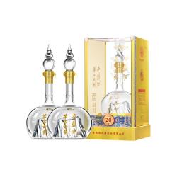 华山论剑 淘金币后371.04元：华山论剑西凤酒52度20年凤香型粮食酒送礼500ml*2瓶