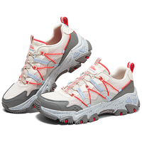 斯凯奇(Skechers)2024年夏季女鞋一脚蹬徒步运动鞋180129 乳白色/灰色/OWGR 35.5