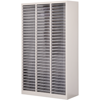 ZHONGWEI 中伟 A4文件柜A4纸柜效率柜抽屉式文件柜整理柜资料柜铁皮柜零件柜90抽无门