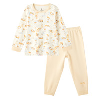 好孩子 gb Goodbaby好孩子秋衣秋裤套装女宝宝秋冬纯棉保暖内衣儿童打底睡衣