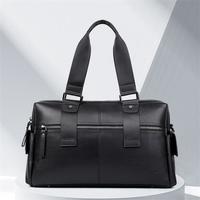 七匹狼 男士真皮旅行包 超大容量