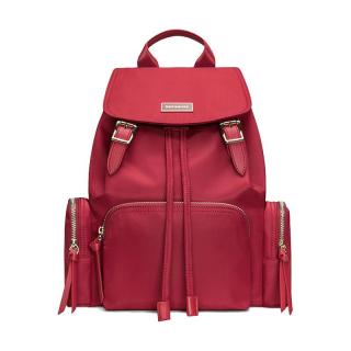 新秀丽（Samsonite）女士双肩包包新款书包女ins风背包休闲旅行包TQ4 红色