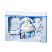 澳贝(auby)婴幼儿童玩具摇铃牙胶口水巾发带床挂玉桂狗安抚玩偶新生儿