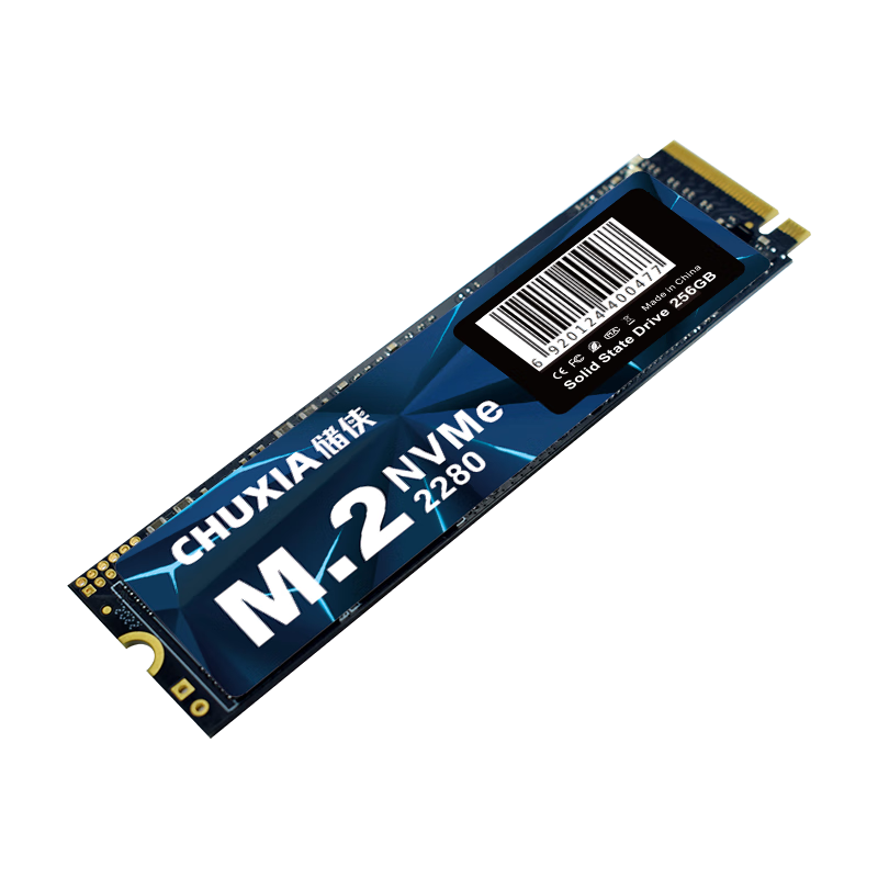 CHUXIA 储侠 M.2 NVMe无配U盘 256gb