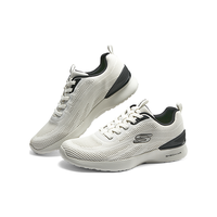 SKECHERS 斯凯奇 KECHERS 斯凯奇 男鞋运动鞋男健步鞋舒适工作鞋爸爸鞋男网面鞋夏季
