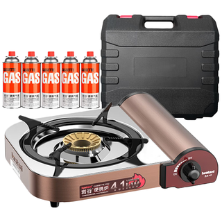 Iwatani 岩谷 猛火4100W卡式炉 ZA-41+一体收纳包+4瓶气